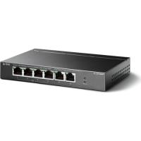 TP-Link TL-SF1006P 6-Port 10/100Mbps Masaüstü 4-Port PoE+ Switch   4POE  + 2 UPLINK 